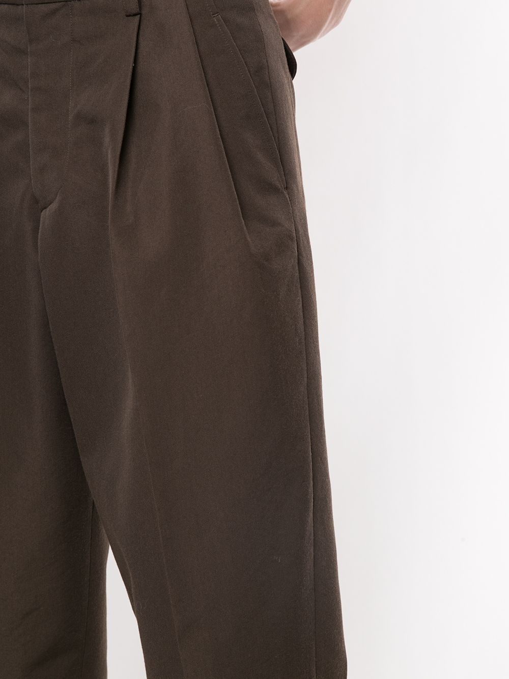 tapered cropped trousers - 5