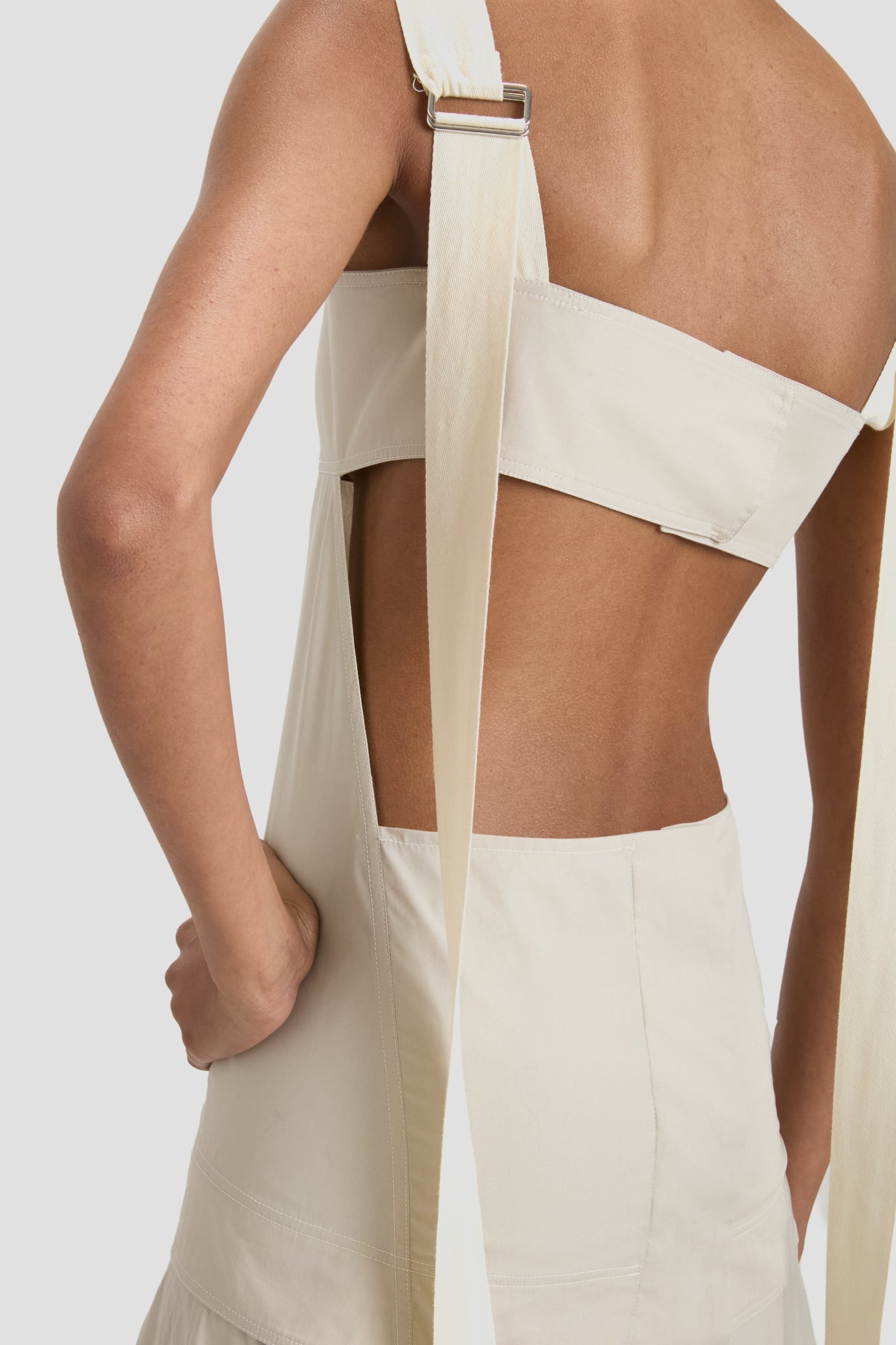 Cut-Out Cami Top In Pumice - 6