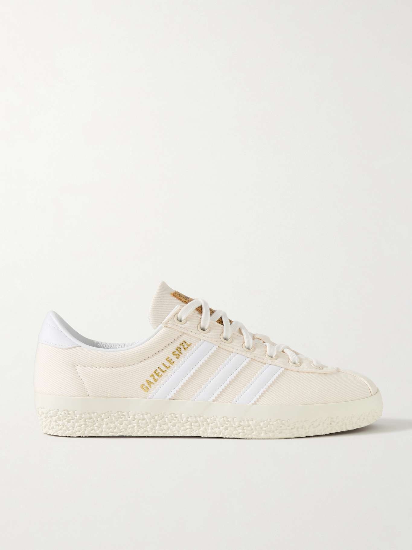 Gazelle SPZL leather-trimmed twill sneakers - 1