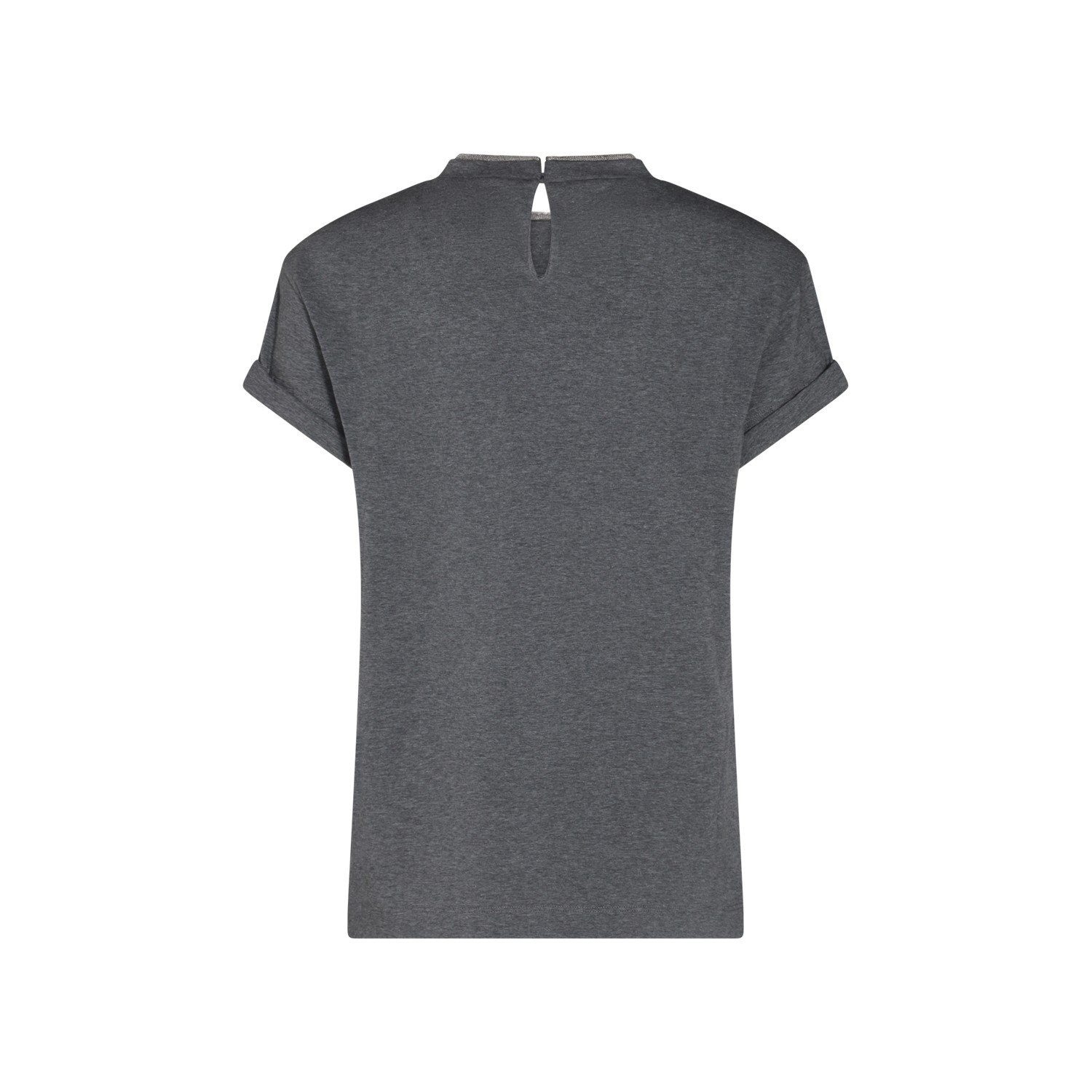 GREY COTTON T-SHIRT - 2