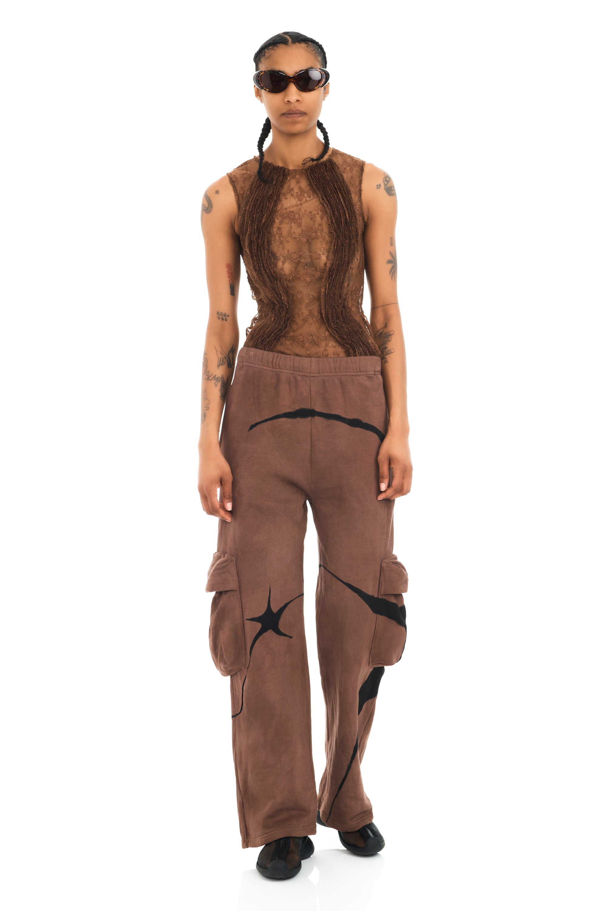 EARTH STARBURST CARGO SWEATPANT - 2
