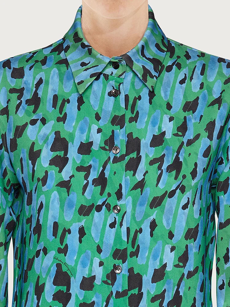 CAMOUFLAGE PRINT SHIRT - 5