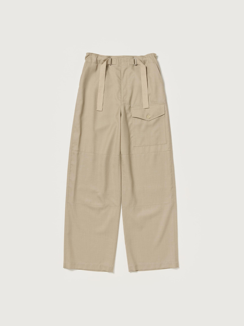 WOOL HERRINGBONE CARGO PANTS 1
