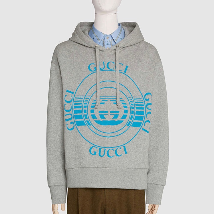 Gucci MENS Record Print Oversize Grey 475374-XJCSO-1060 - 2