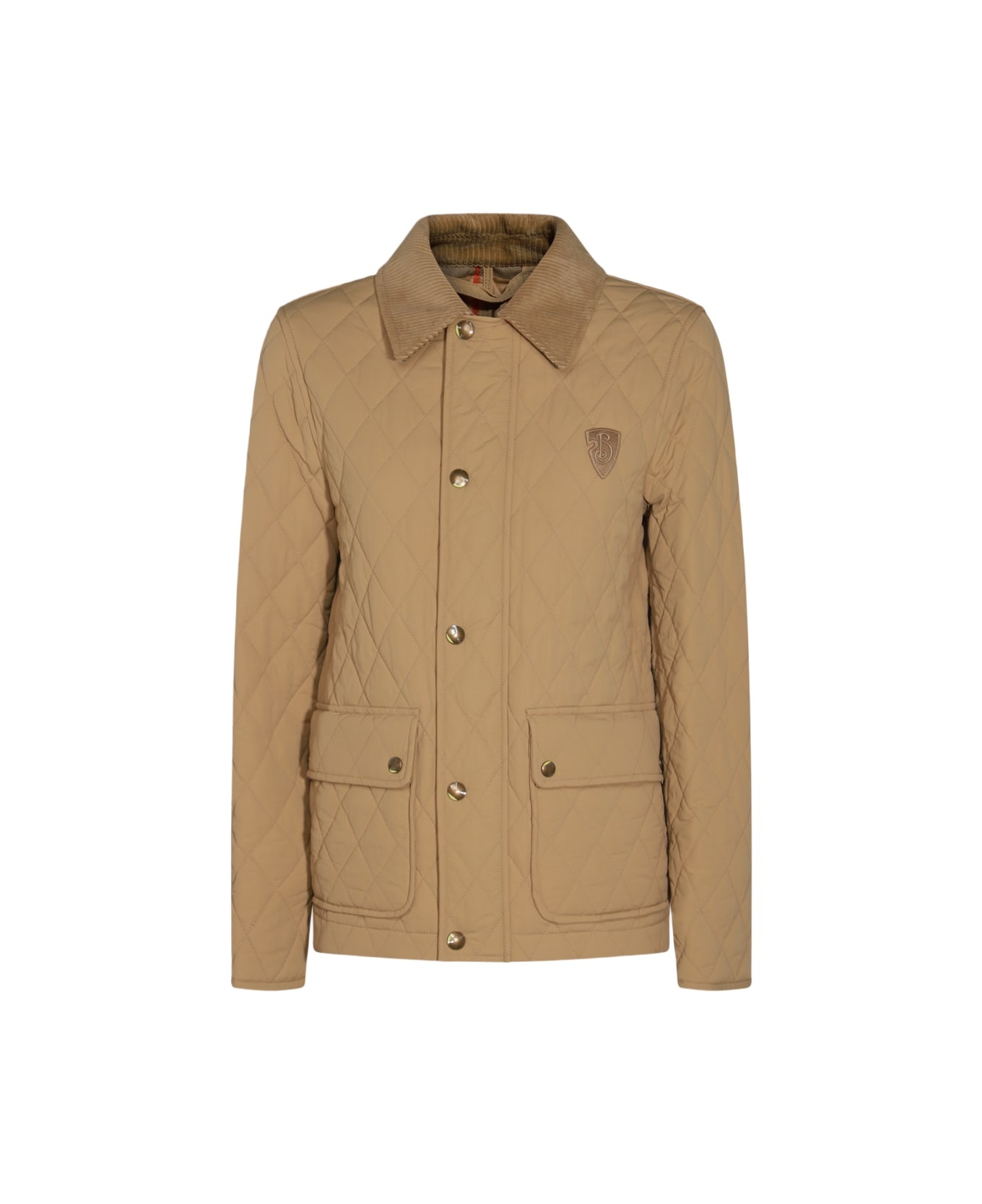 Beige Down Jacket - 1