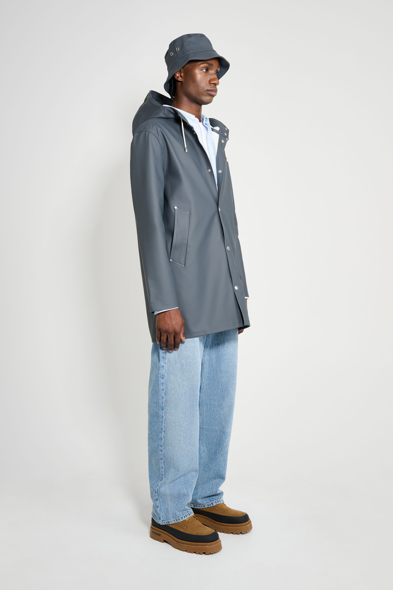 Stutterheim Stockholm Raincoat Charcoal outlook