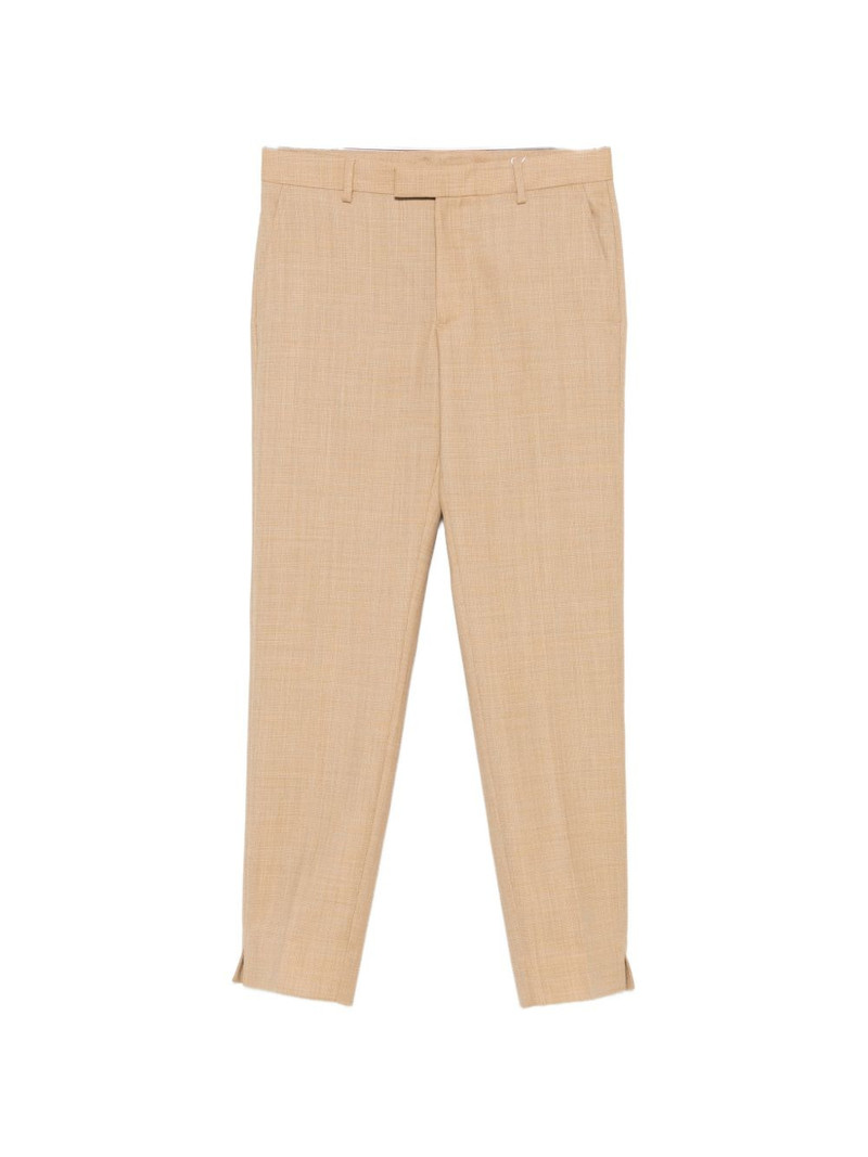 slit-cuff tailored trousers 1