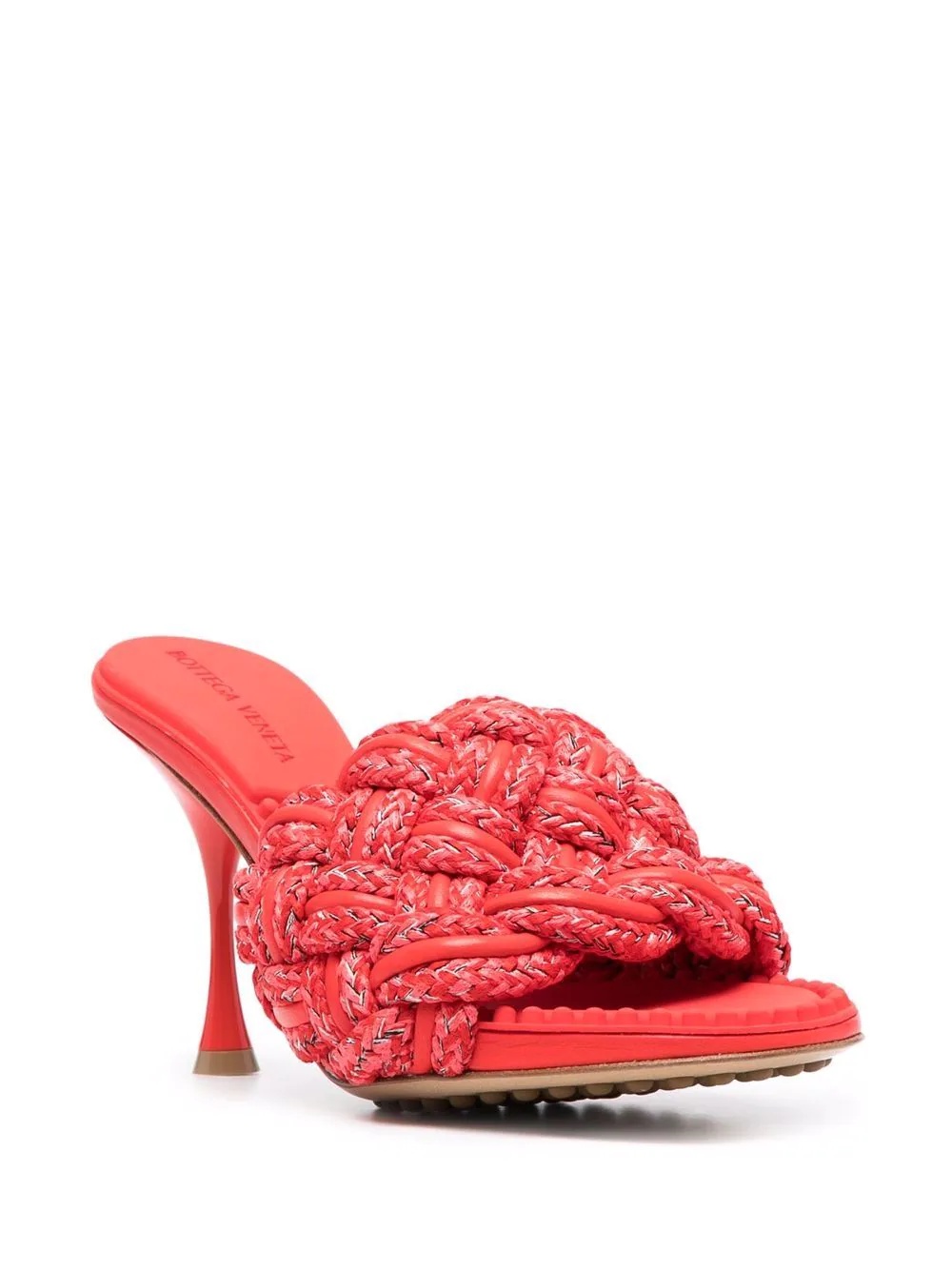 Intrecciato-weave mules - 2