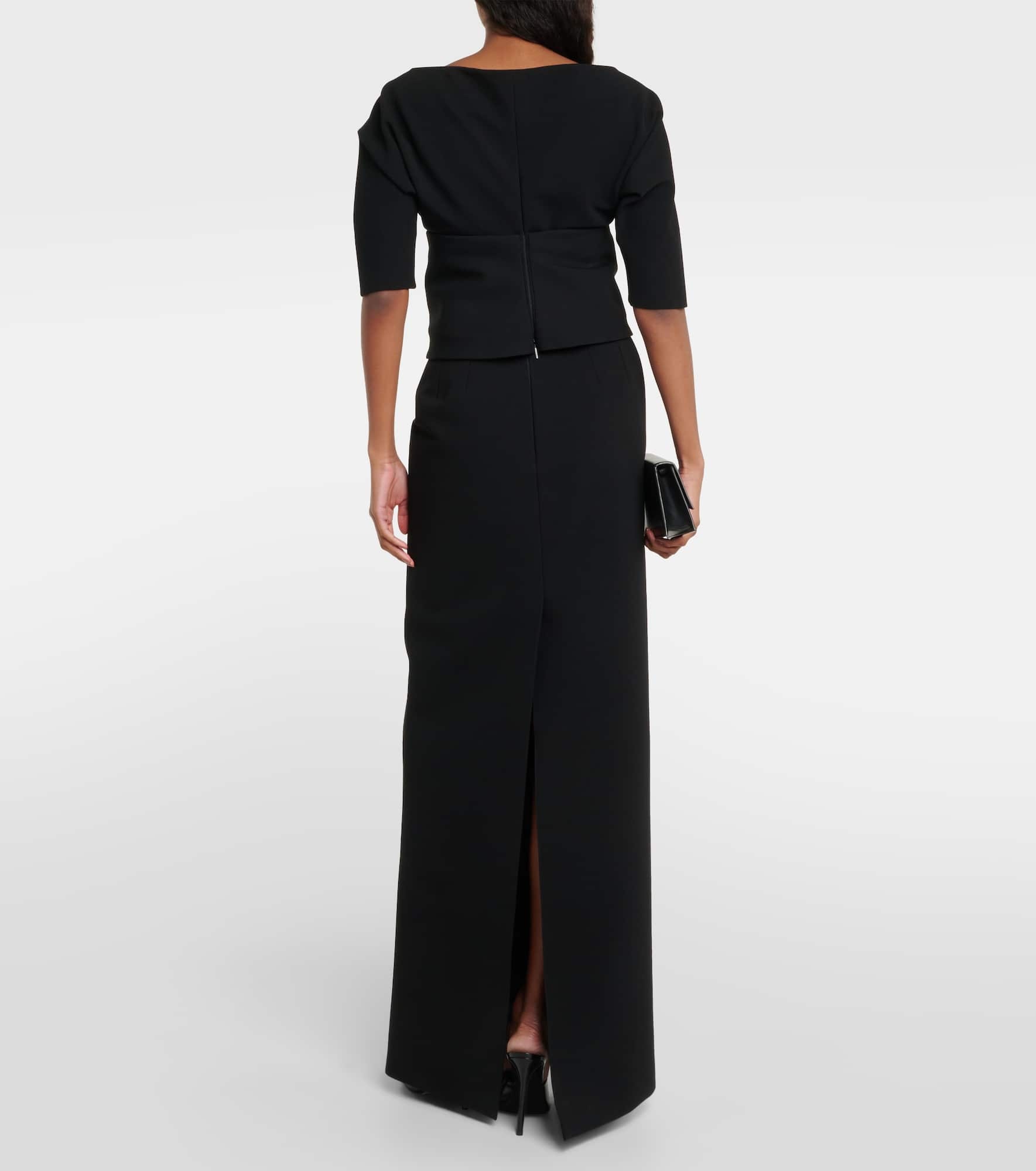 Wool-blend gabardine top - 3