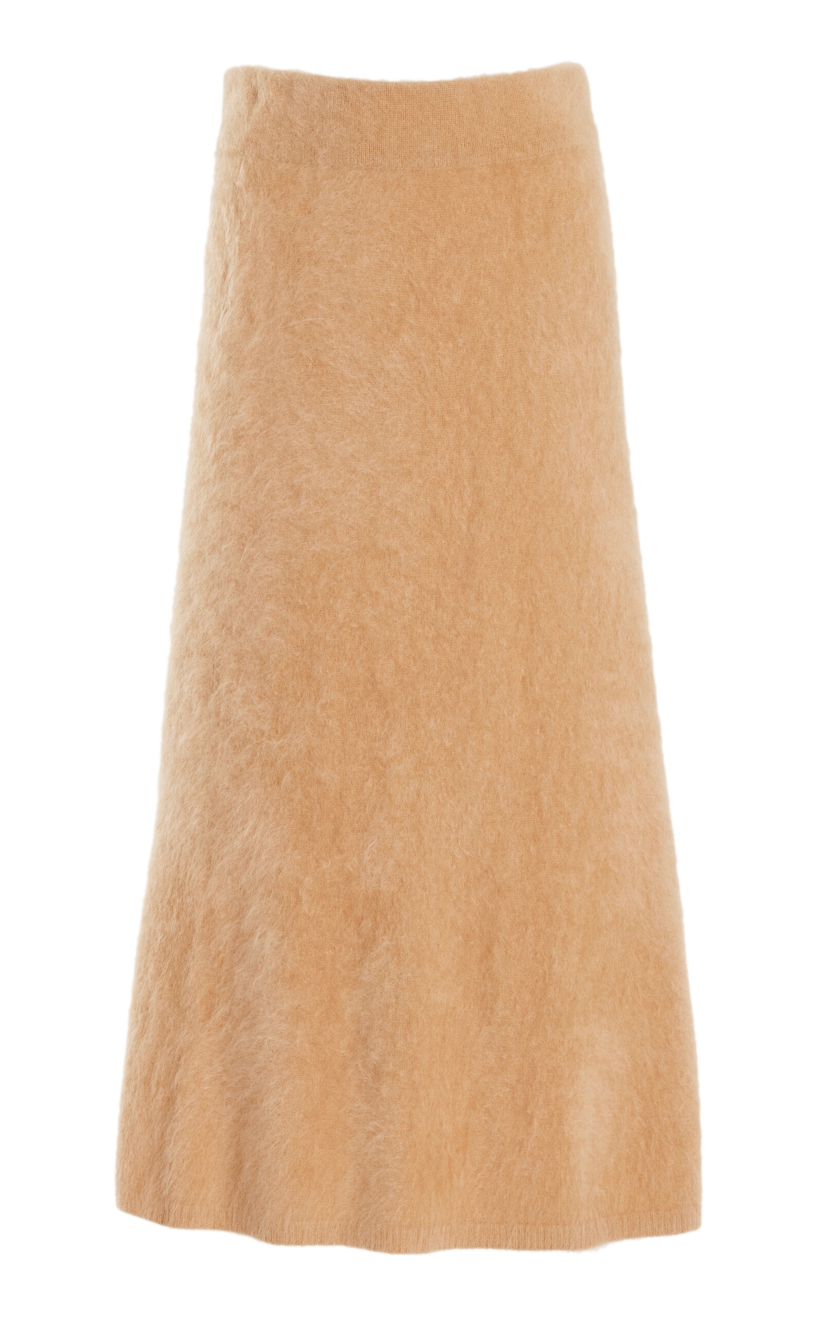 Asta Brushed-Cashmere Skirt neutral - 1