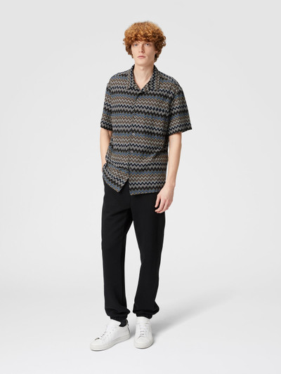 Missoni Bowling-cut shirt in zig zag cotton outlook