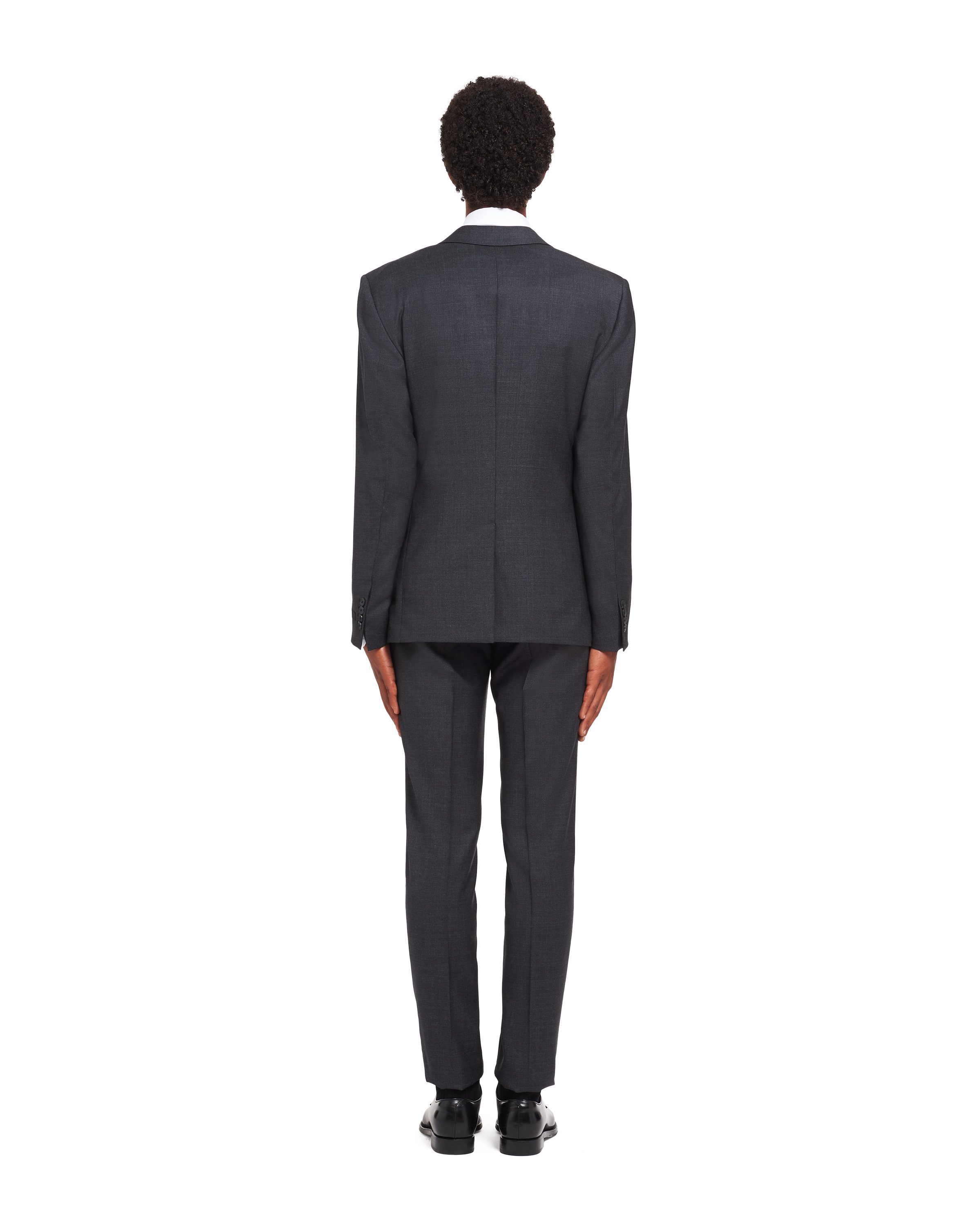 Single-breasted wool suit - 4