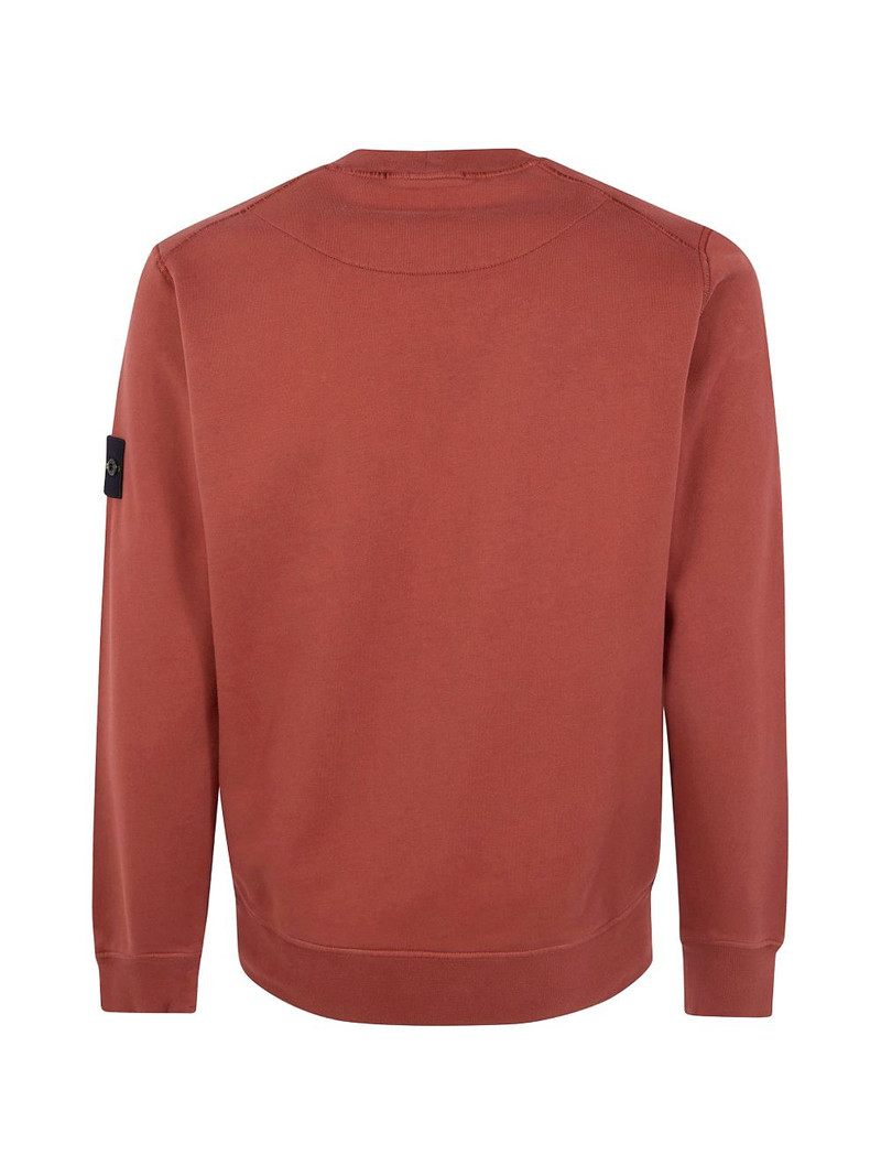 Stone Island long-sleeve logo-patch sweatshirt outlook