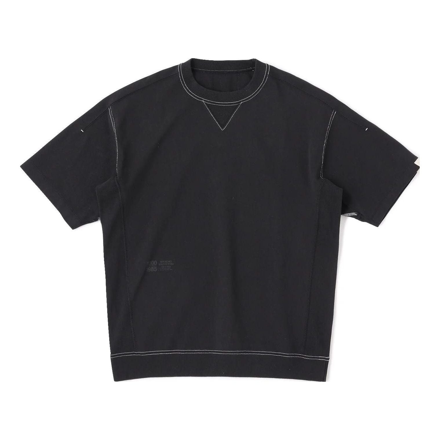 New Balance 1000 Short Sleeve T-Shirt Regular Fit 'Black' AMT35027-BK - 1