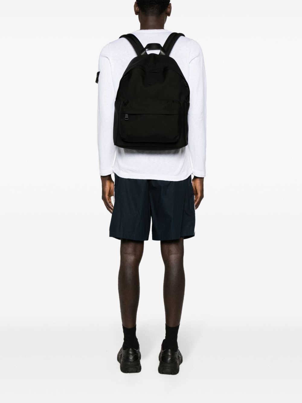 Pierrick rubberised-logo backpack - 2