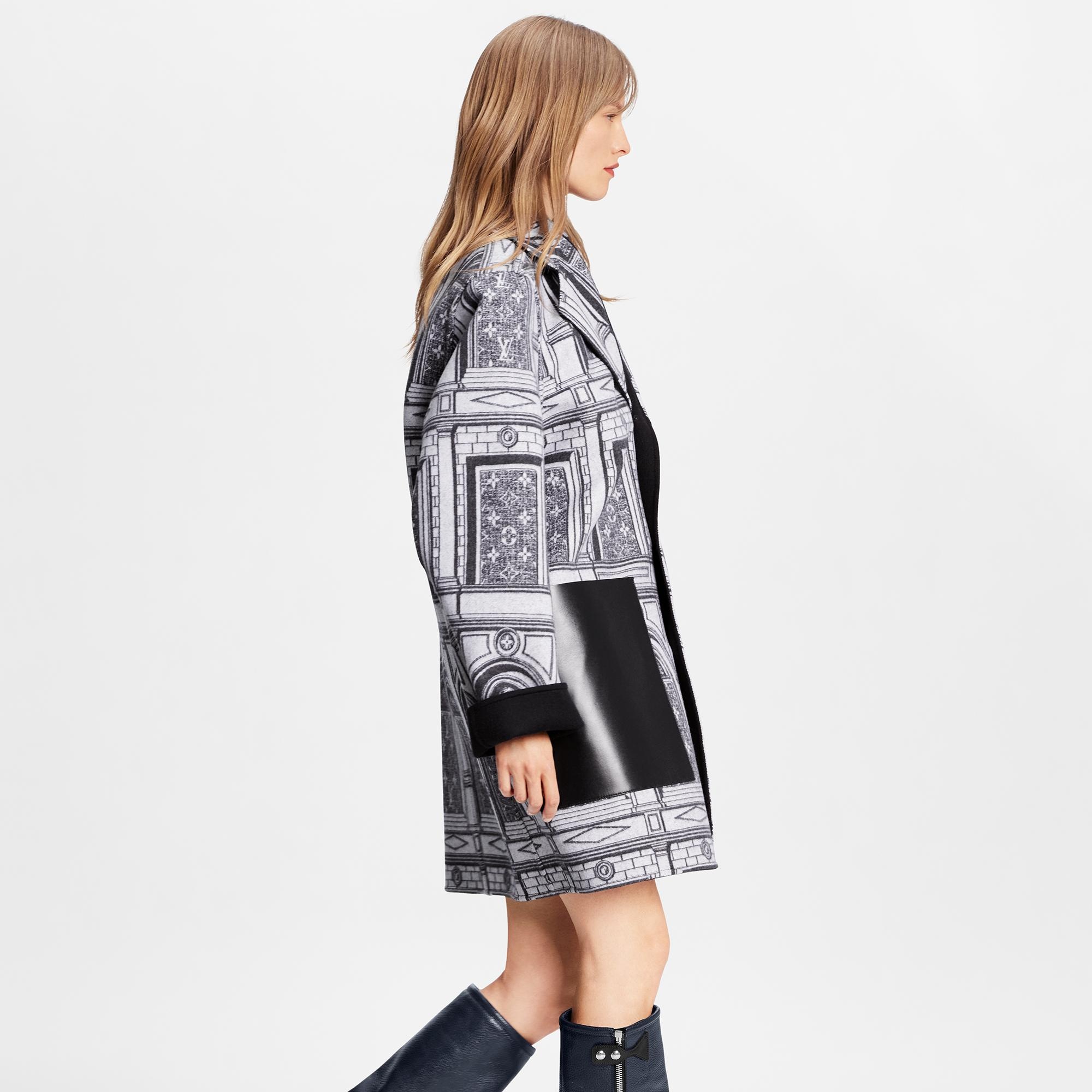 Monogram Architecture Jacquard Reversible Coat - 7