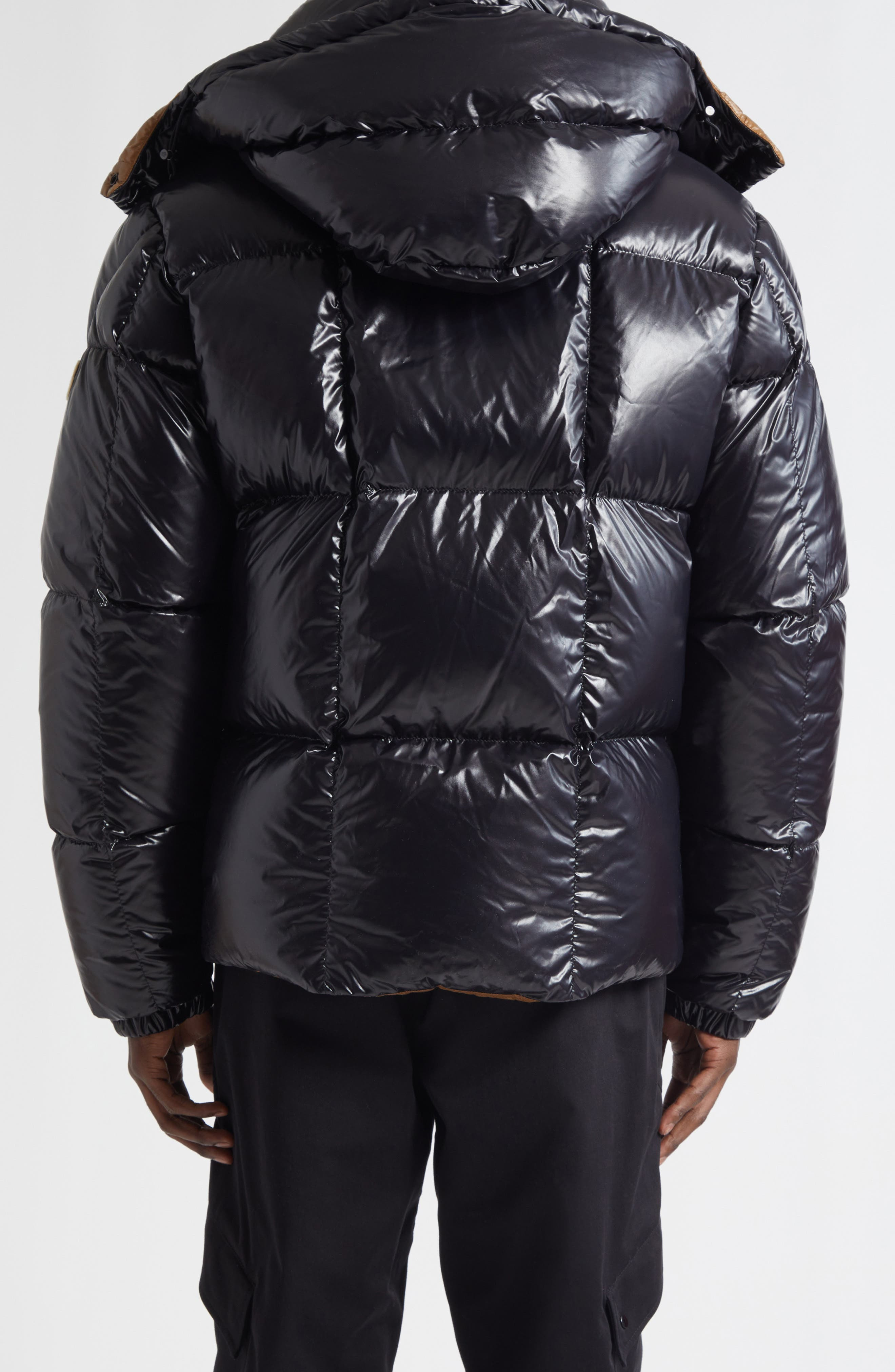 Moncler Parana Down Jacket with Removable Hood in Black at Nordstrom - 3