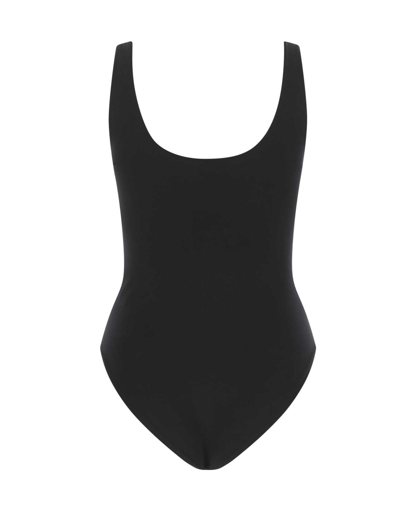 Black Stretch Nylon Swimsuit - 2