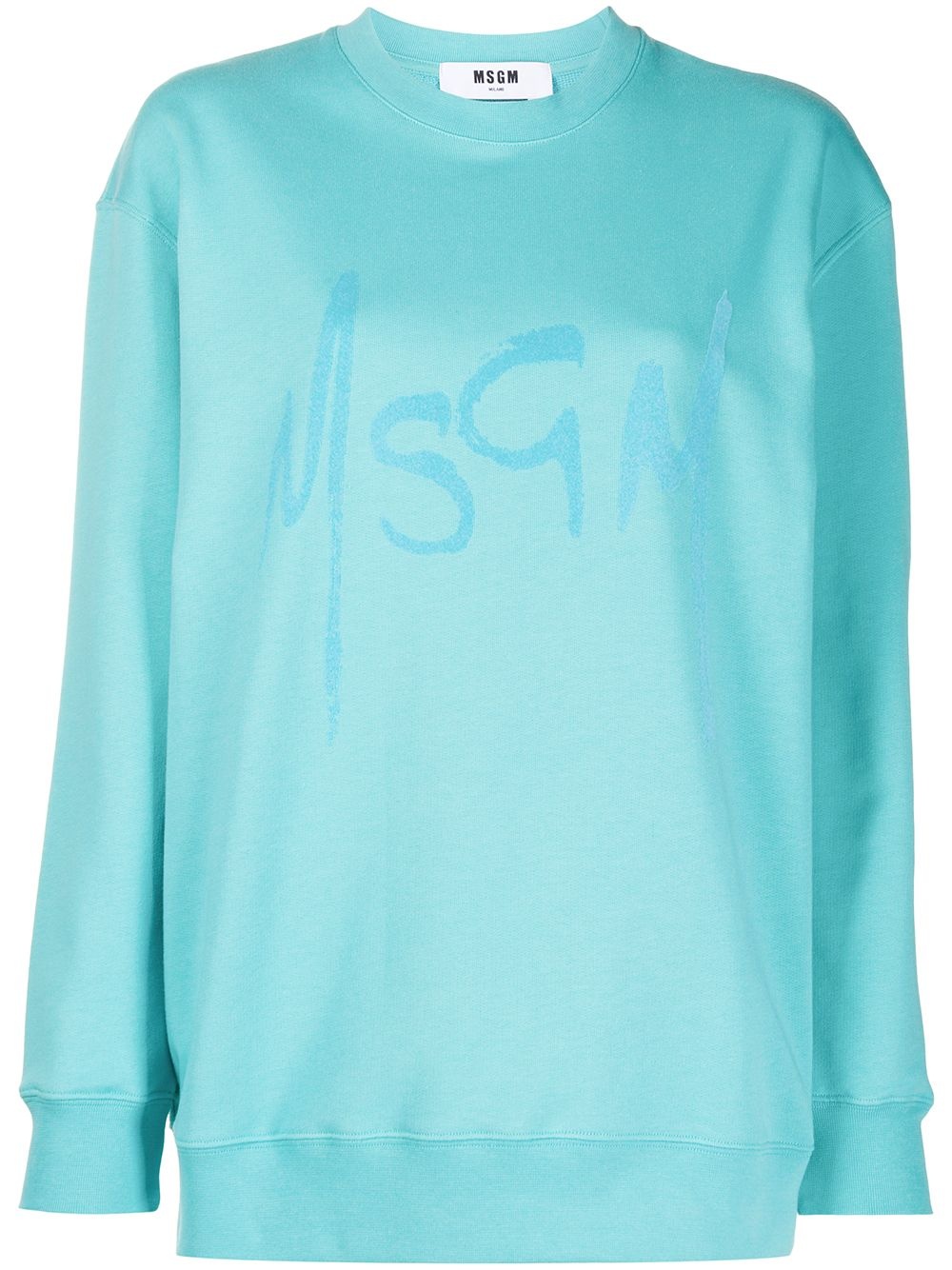 logo-print sweatshirt - 1