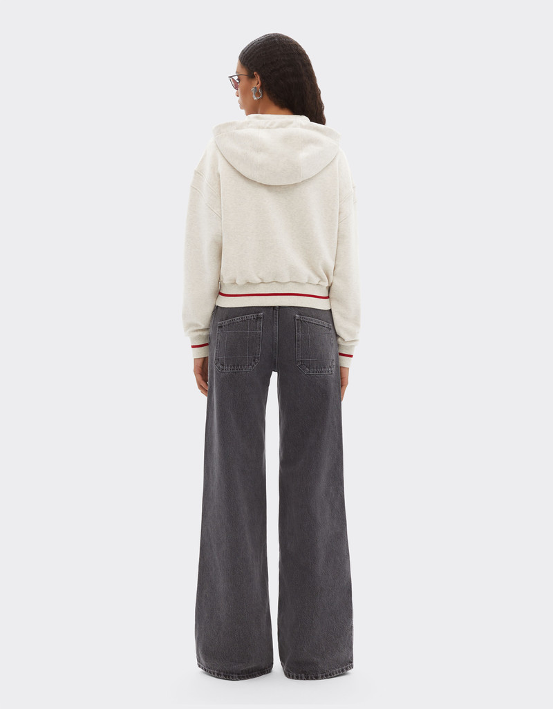 Melange cotton sweatshirt 5