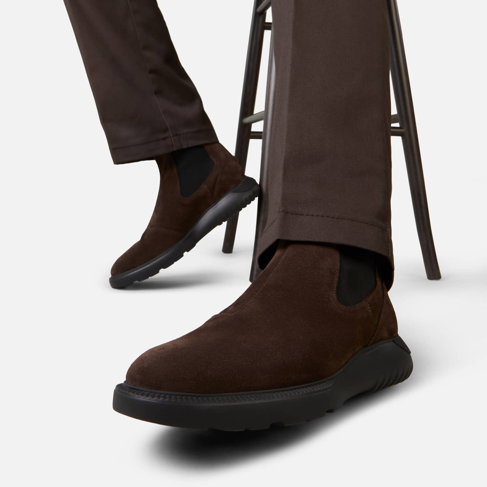HOGAN Chelsea Boots Hogan H600 Brown | REVERSIBLE