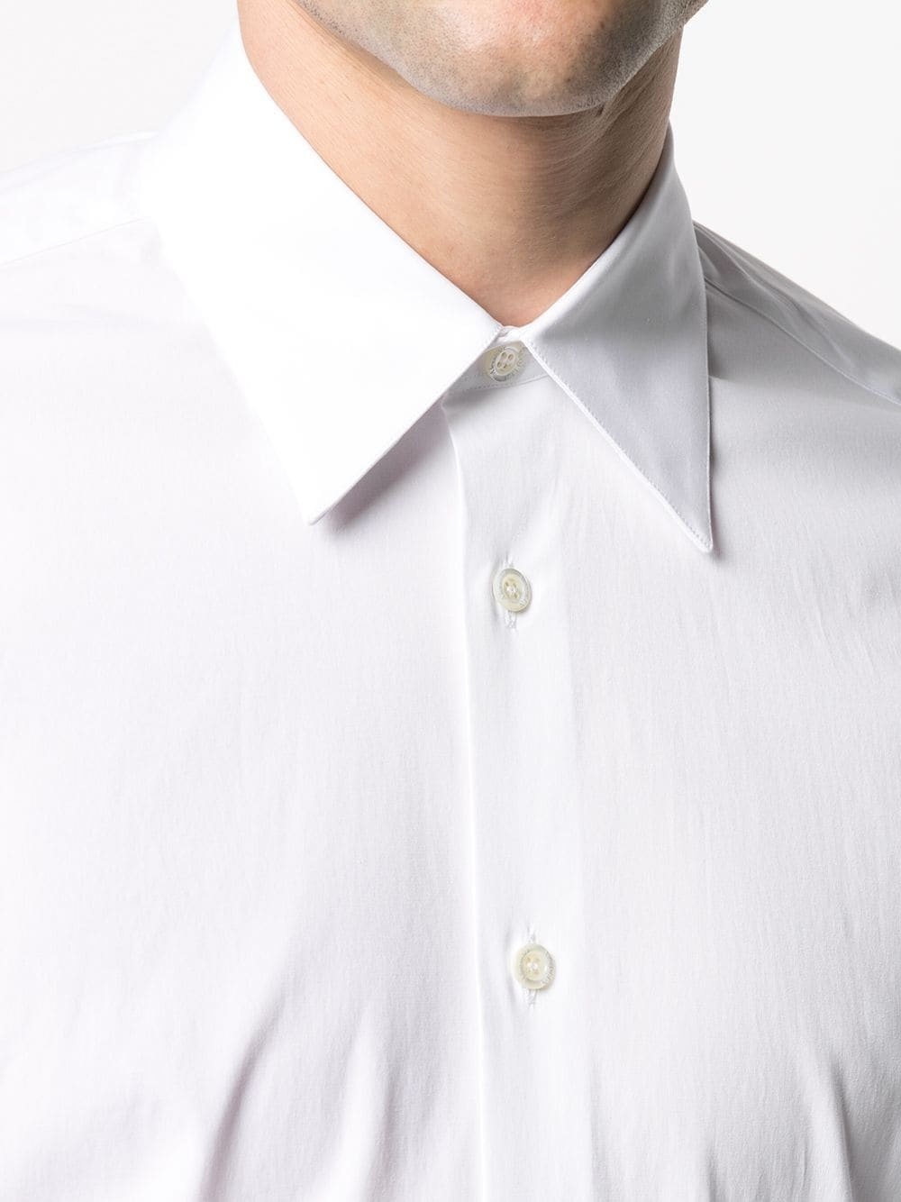 spread-collar button-up shirt - 5