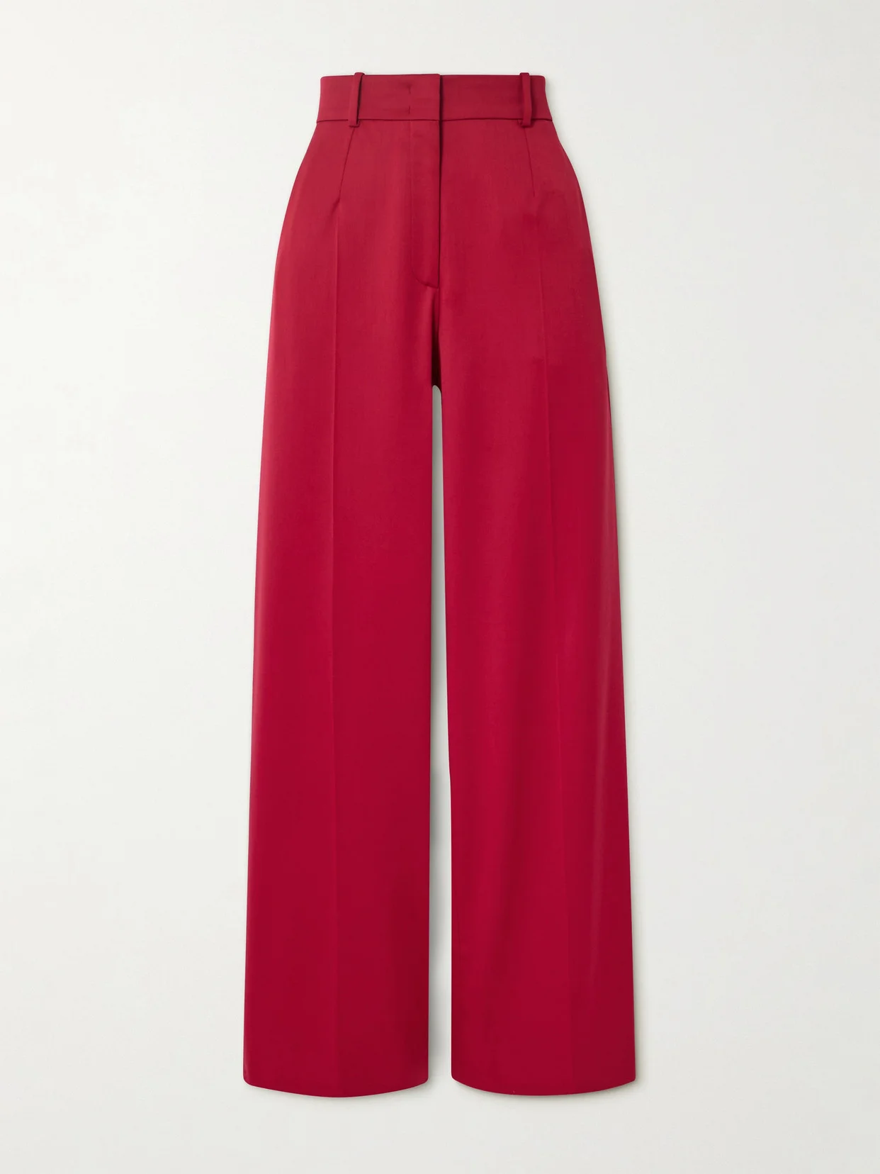 Wool-blend Wide-leg Pants - 1