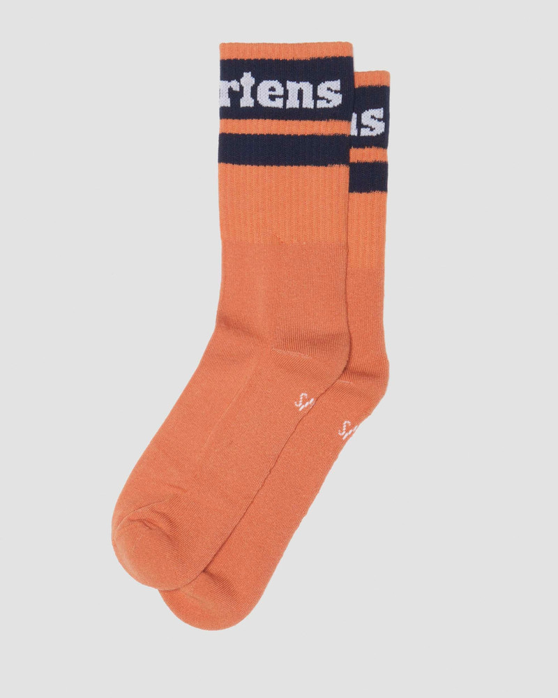 Athletic Logo Organic Cotton Blend Socks 1