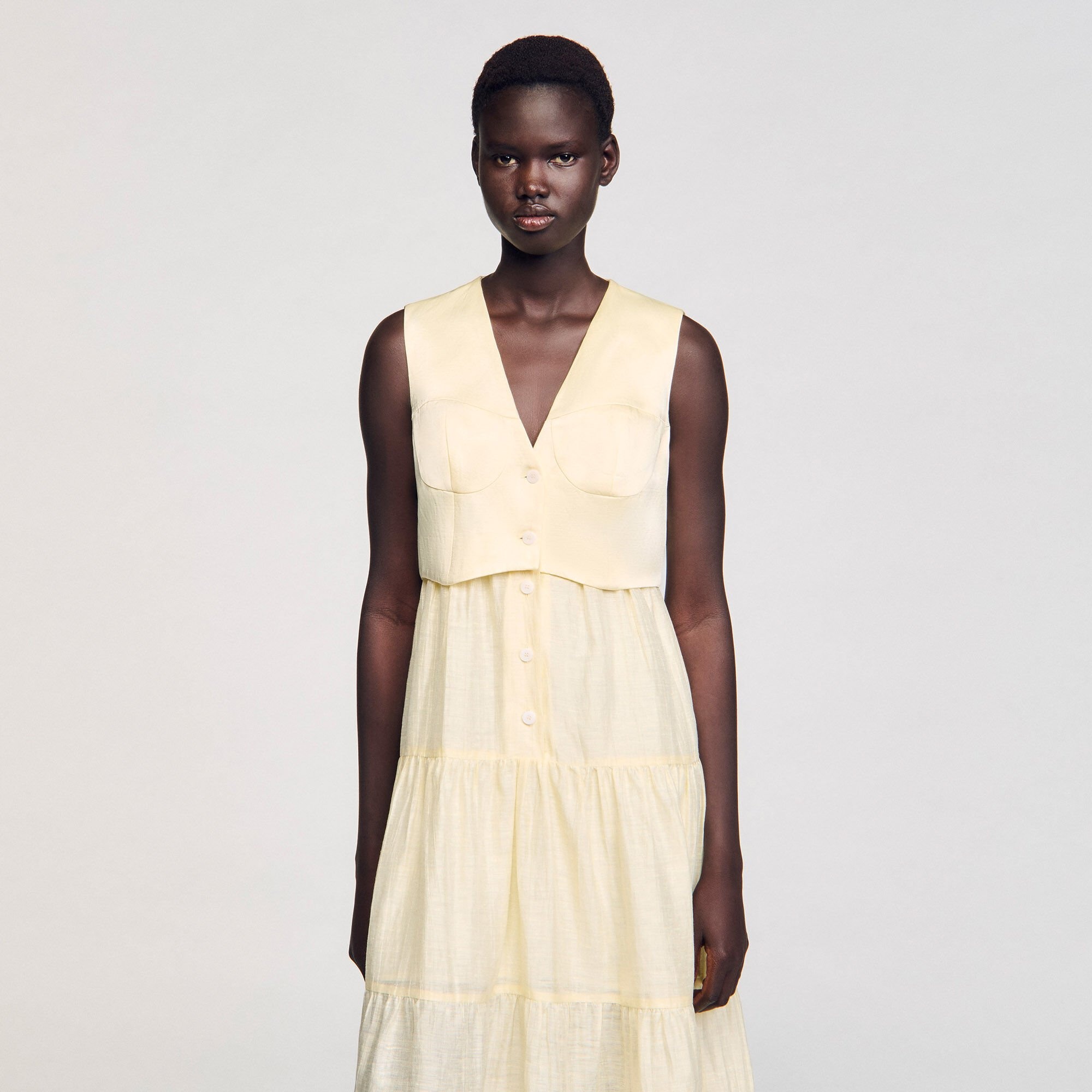 LINEN MAXI DRESS - 4
