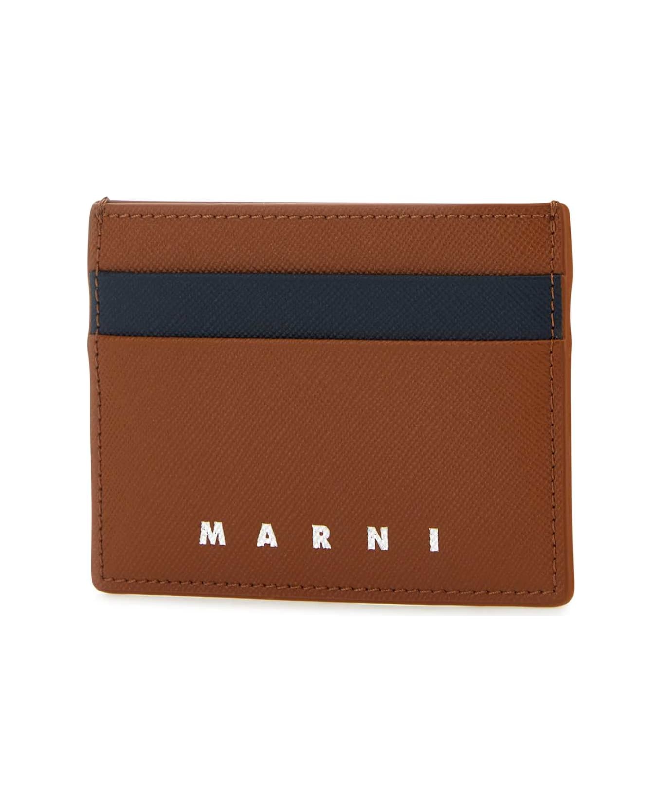 Two-tone Leather Cardholder - 2