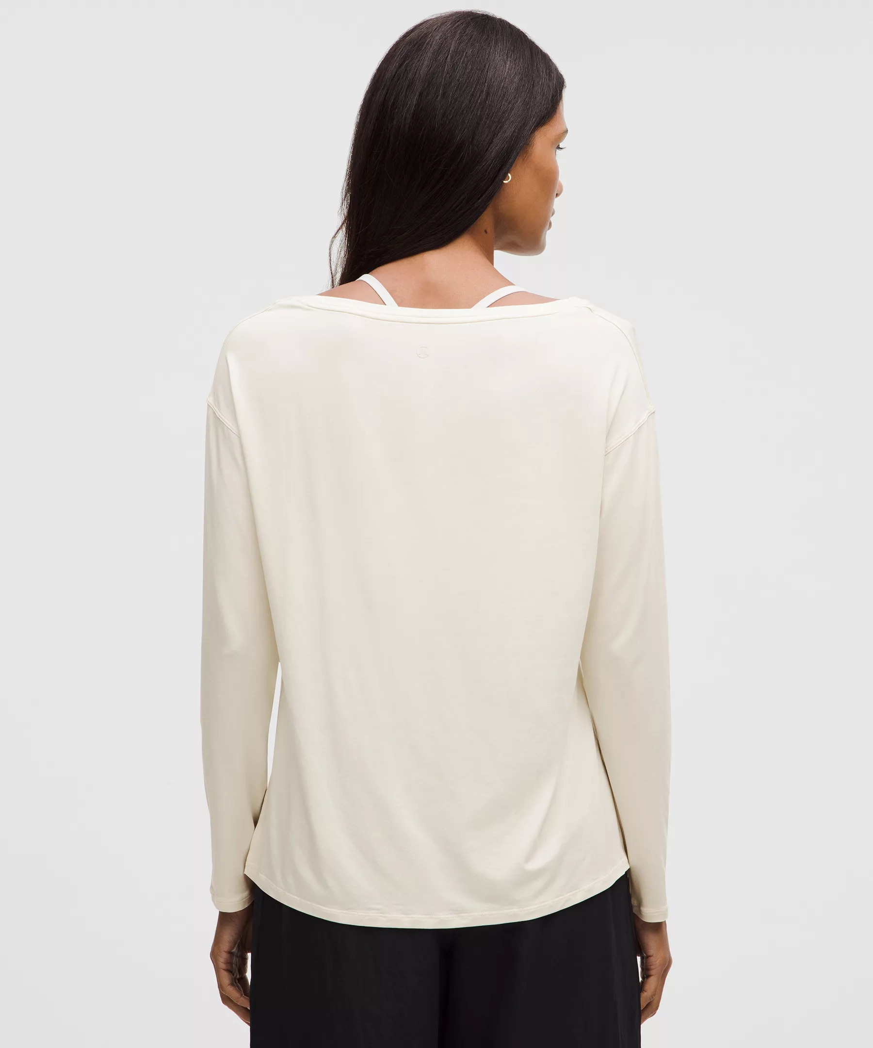 SilkAppeal Side-Slit Long-Sleeve Shirt - 3