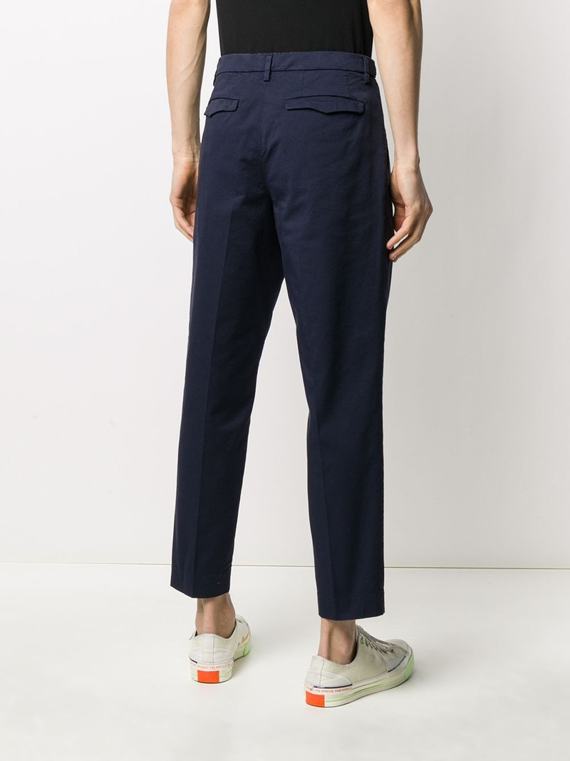 tapered straight leg trousers 4