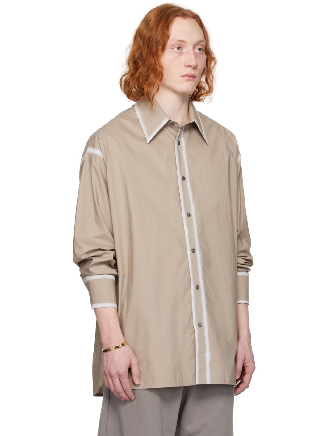 Taupe Faded Shirt - 2