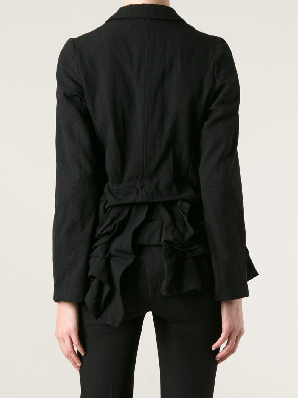 draped jacket - 4