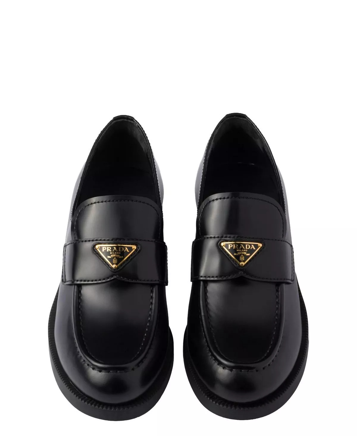 Women's Brushed Leather Loafers - 4