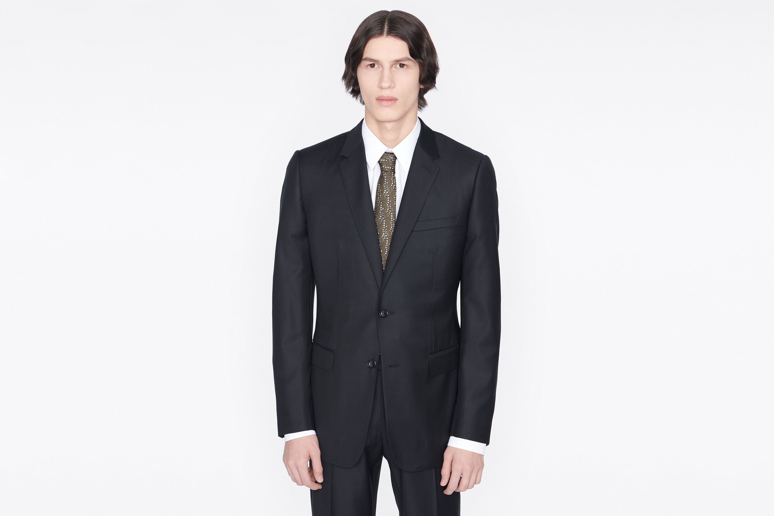 Dior Oblique Strass Tie - 4