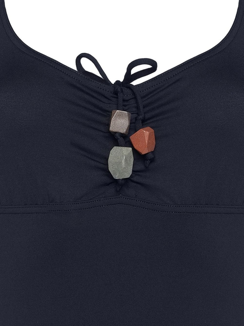 ERES Moon ruched embellished swimsuit outlook