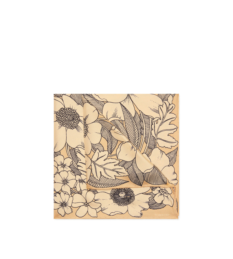 TOM FORD FLORAL POCKET SQUARE outlook