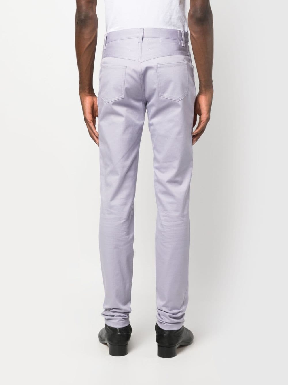 straight-leg chino trousers - 4