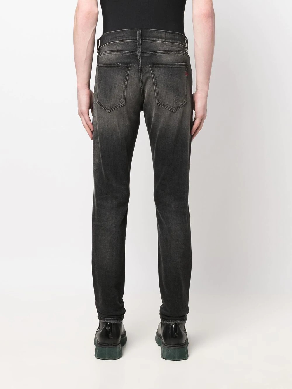 distressed-effect slim-fit jeans - 4