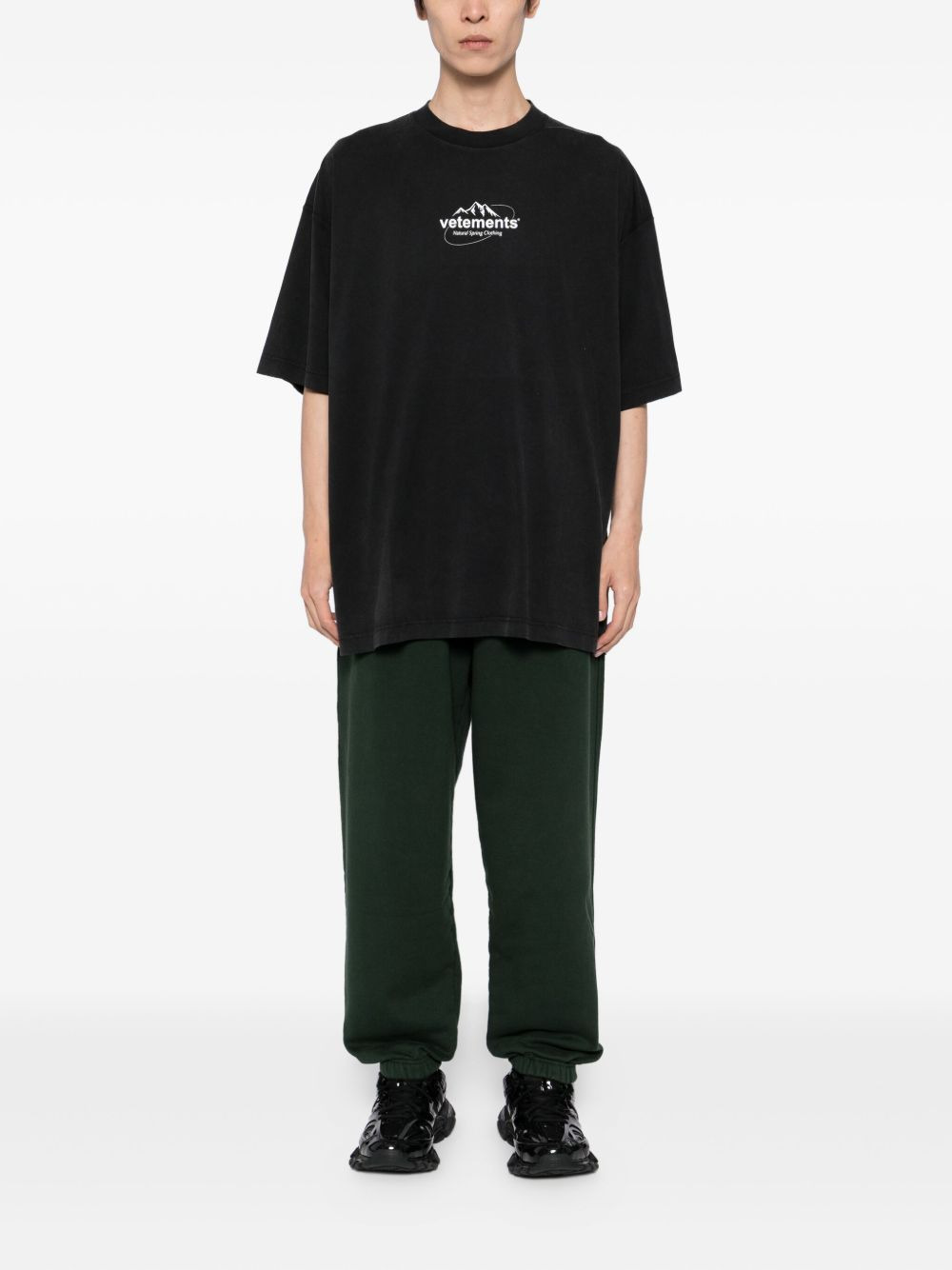 embroidered-logo trousers - 2