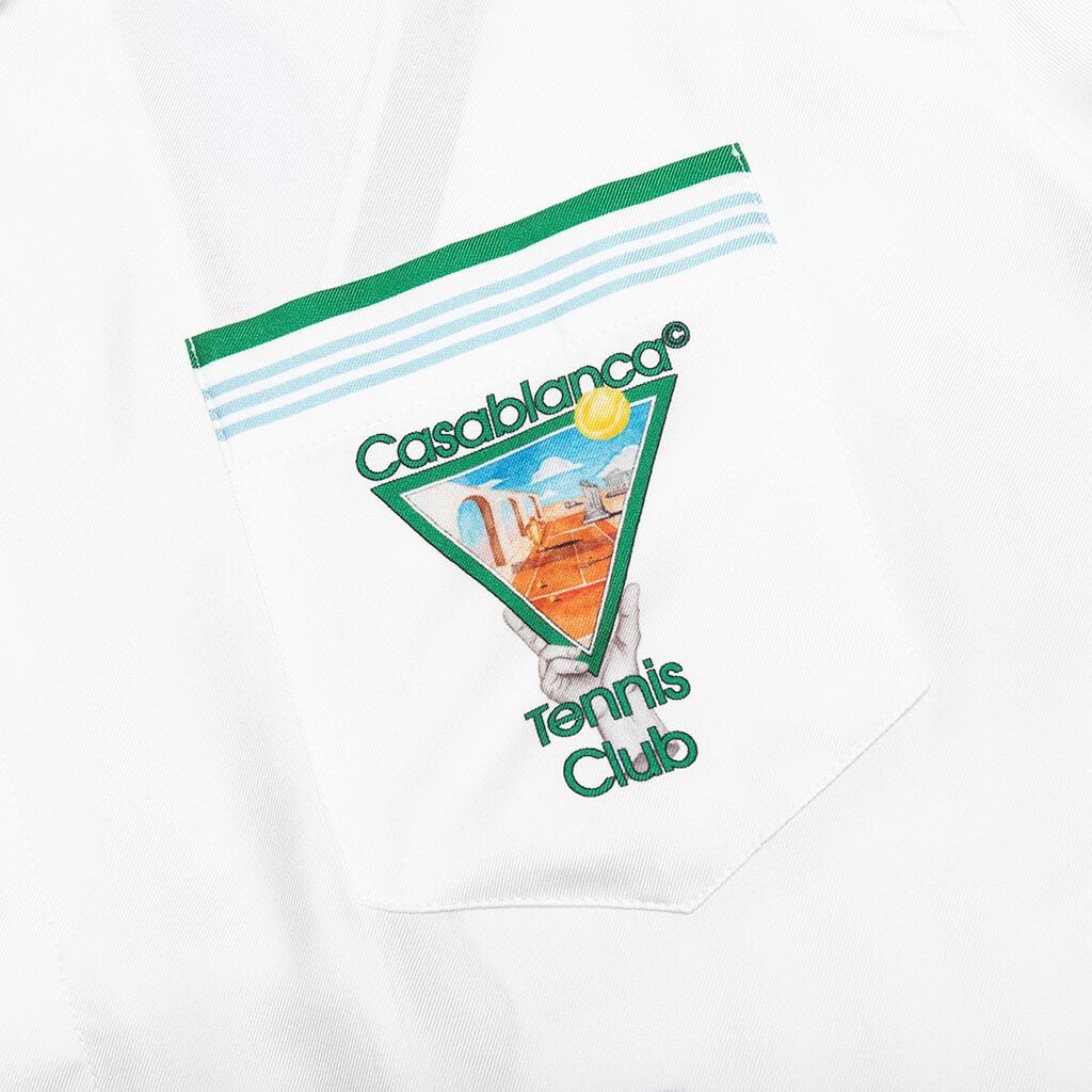 TENNIS ICON S/S CUBAN COLLAR SHIRT - METAPHYSICAL - 4