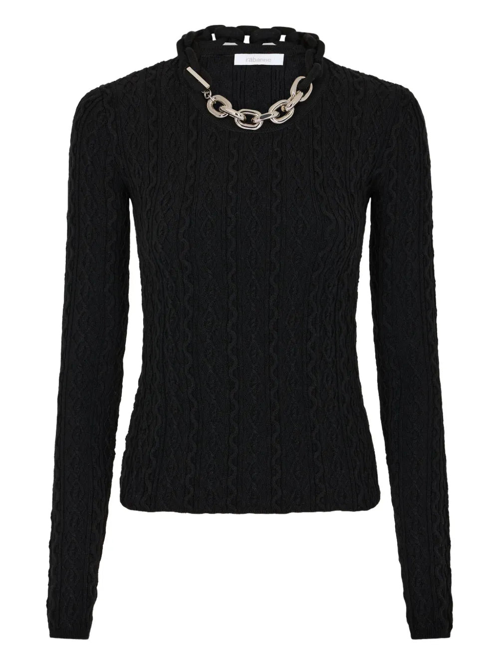 Sweater With Chain Detail - 1
