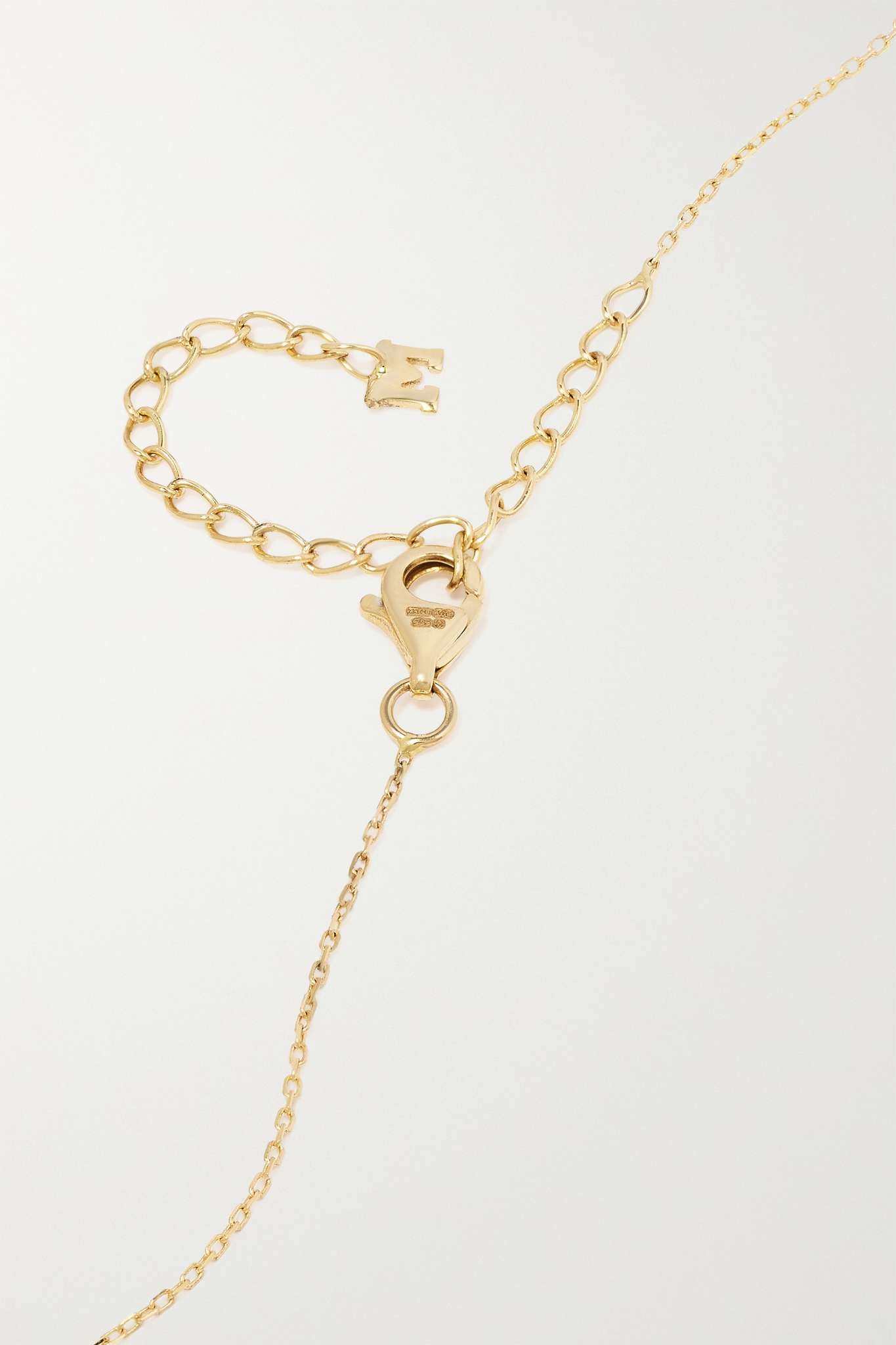 14-karat gold, pearl and diamond necklace - 3