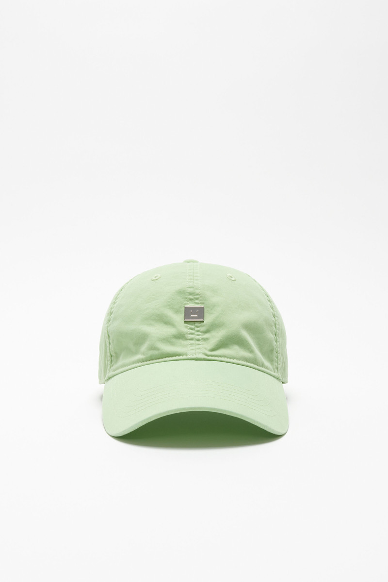 Face logo patch cap - Mint green 1