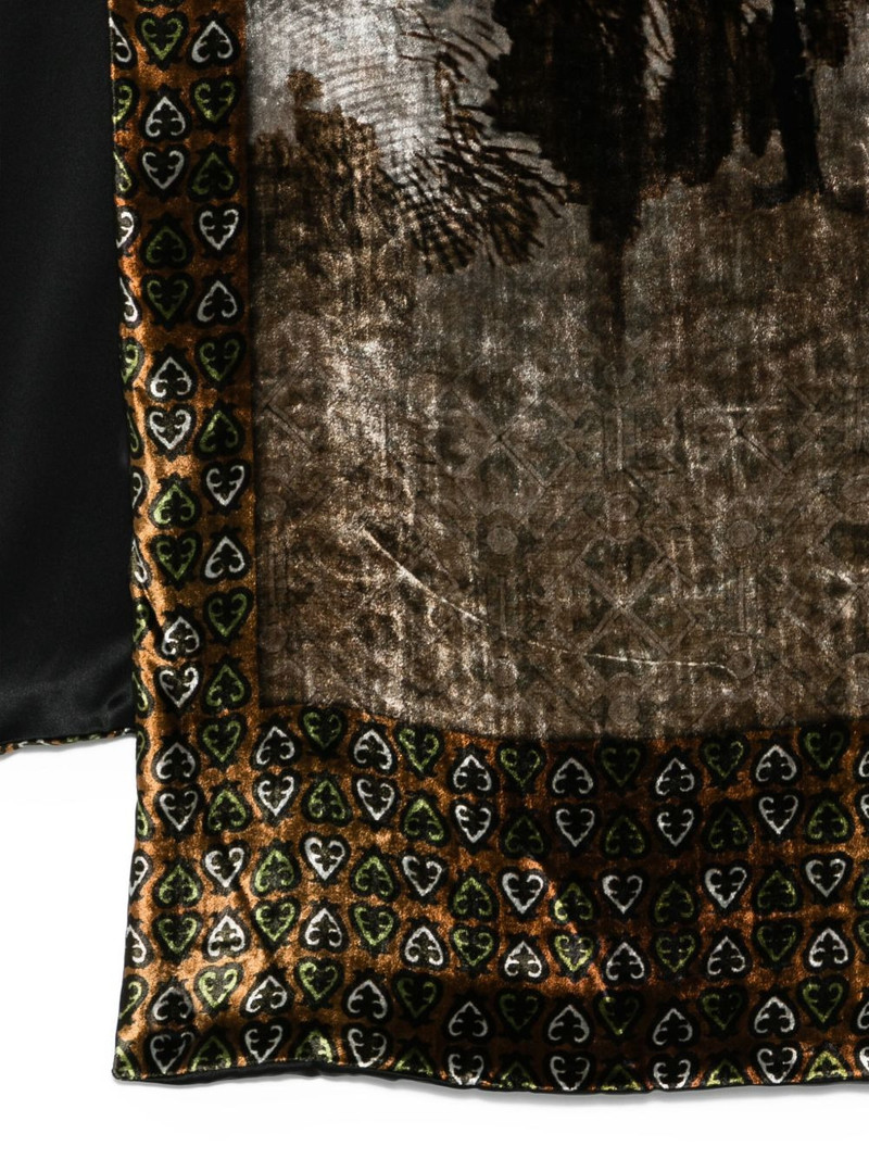 Pierre-Louis Mascia grahic-print scarf outlook