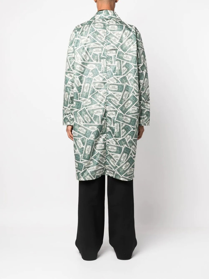 money-print oversized raincoat 5
