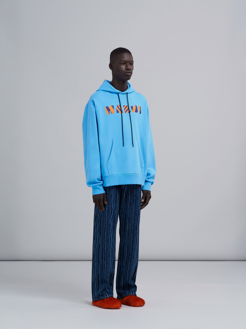 LOGO PRINT BIO SWEATSHIRT COTTON HOODIE 5