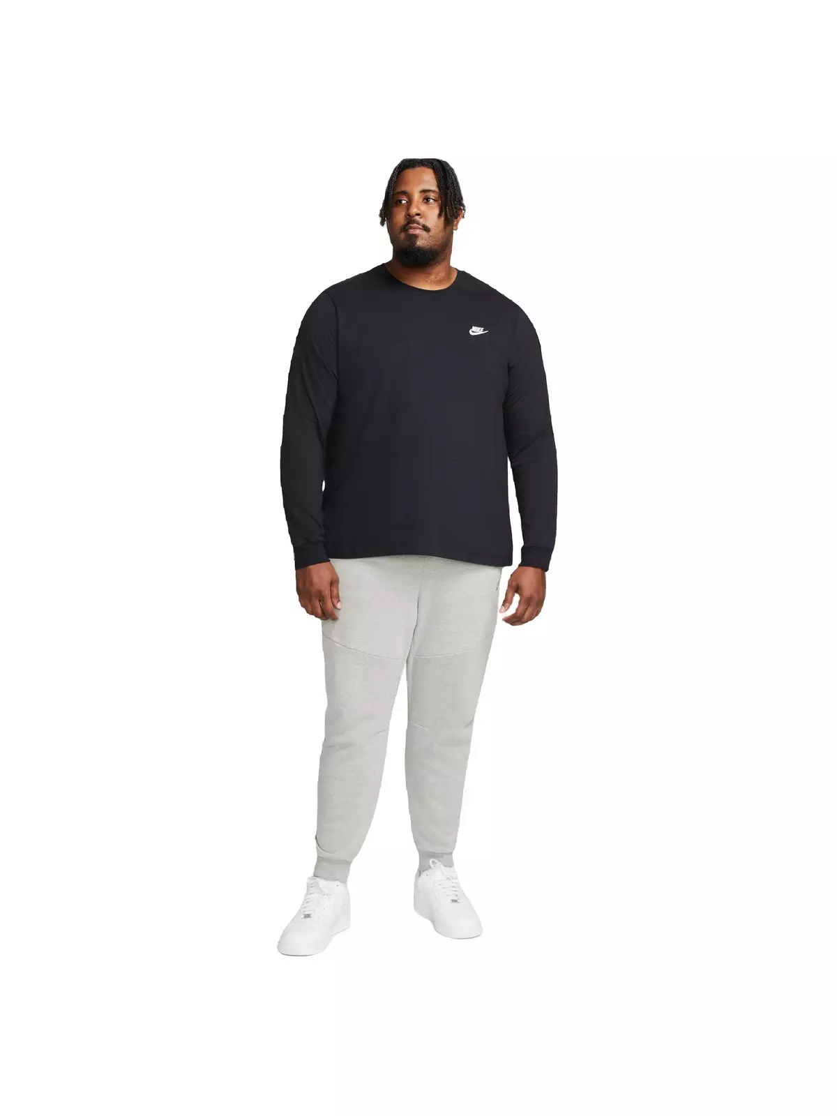Men's Sportswear Long-Sleeve Tee-Black - 8