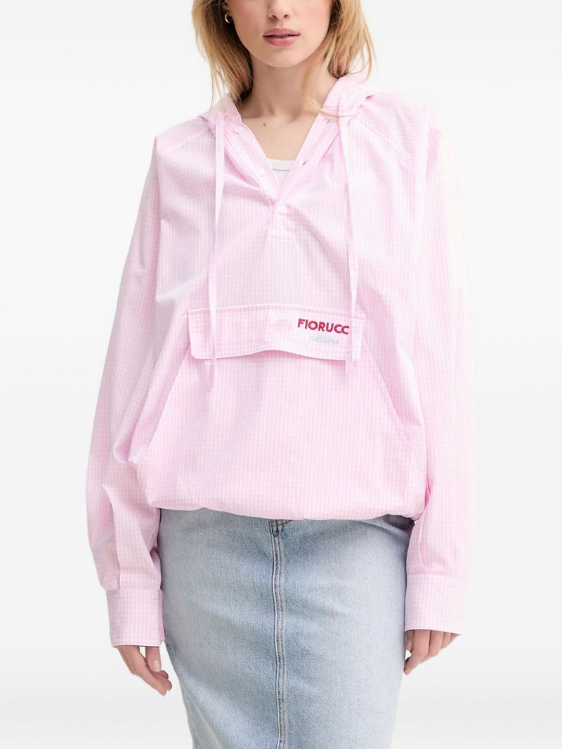 gingham hoodie 1